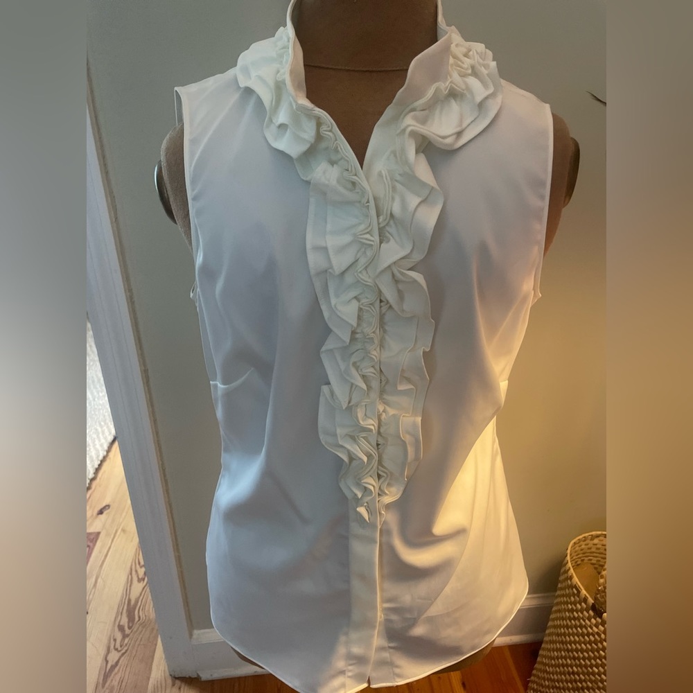 Tahari Ruffle Blouse